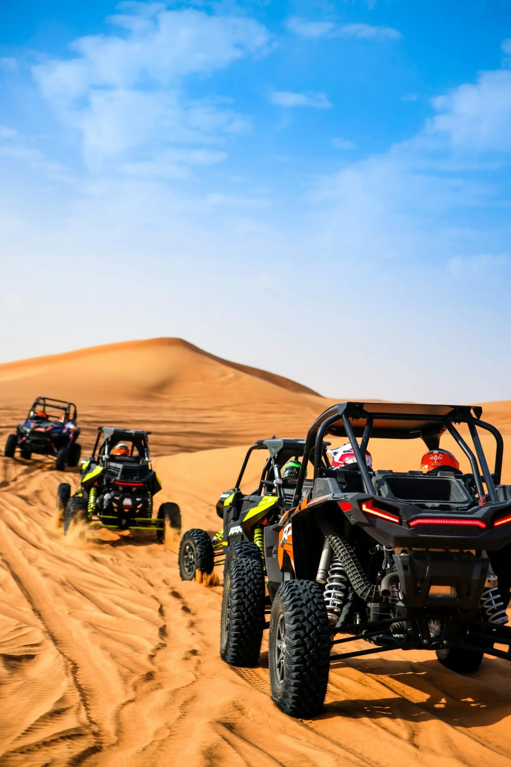 Dune buggies in the desert